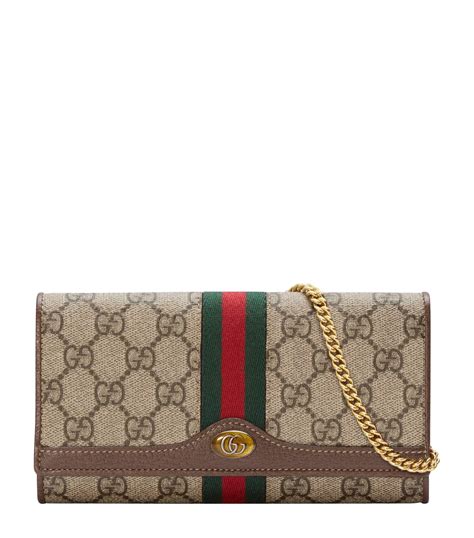 gucci ophidia wallet on chain black|Gucci ophidia long wallet.